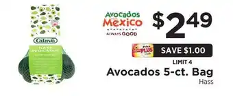 ShopRite Avocados 5-ct. bag offer