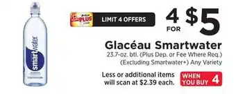 ShopRite Smartwater offer