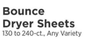 ShopRite Dryer sheets offer