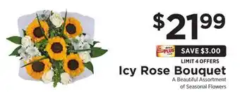 ShopRite Icy rose bouquet offer
