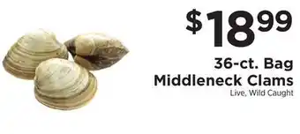 ShopRite 36-ct. bag middleneck clams offer
