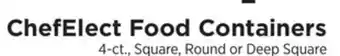 ShopRite Food containers offer