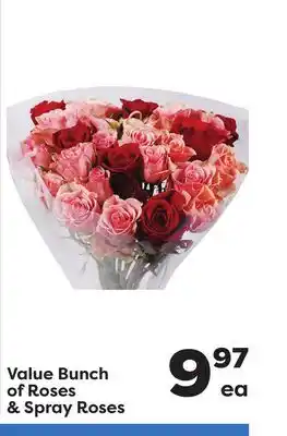 Weis Markets Bunch of roses & spray roses offer