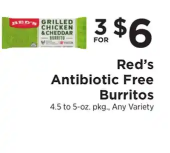 ShopRite Antibiotic free burritos offer