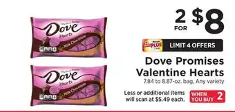 ShopRite Promises valentine hearts offer