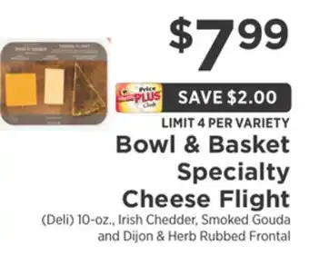 ShopRite Specialty cheese flight offer