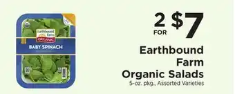 ShopRite Organic salads offer