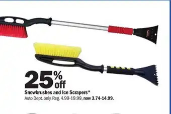 Meijer Snowbrushes and ice scrapers offer