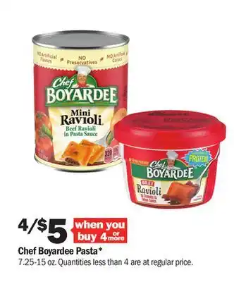 Meijer Chef boyardee pasta offer