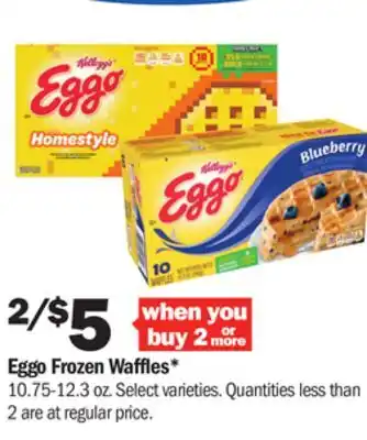 Meijer Eggo frozen waffles offer