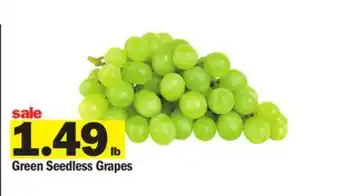 Meijer Green seedless grapes offer