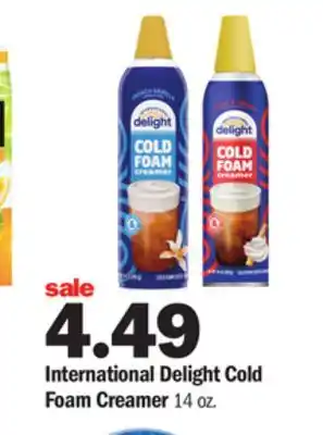 Meijer International delight cold foam creamer offer