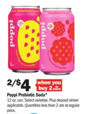 Meijer Poppi prebiotic soda offer