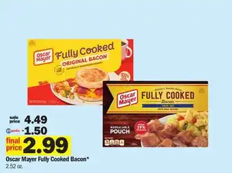 Meijer Oscar mayer fully cooked bacon offer