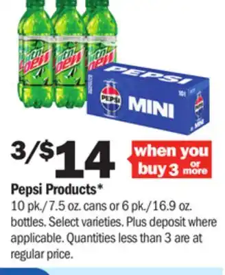 Meijer Pepsi products offer