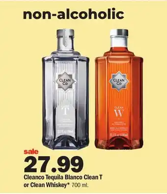 Meijer Cleanco tequila blanco clean t or clean whiskey offer