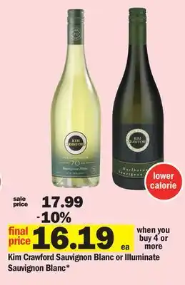 Meijer Kim crawford sauvignon blanc or illuminate sauvignon blanc offer