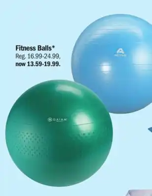 Meijer Fitness balls offer