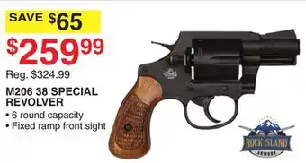 Dunham's Sports Rock island m206 38 special revolver offer