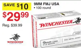 Dunham's Sports Winchester 9mm fmj offer