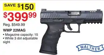Dunham's Sports Walther wmp 22mag offer