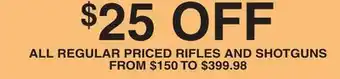 Dunham's Sports All regular priced rifles and shotguns offer