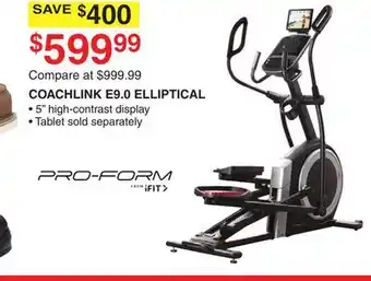Dunham's Sports Pro-form coachlink e9.0 elliptical offer