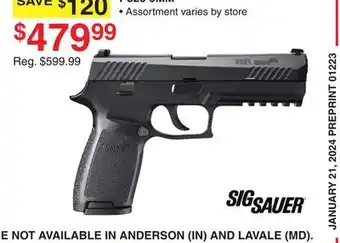 Dunham's Sports Sig sauer p320 9mm offer