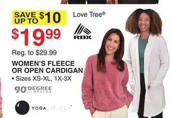 Dunham's Sports Women's fleece or open cardigan offer
