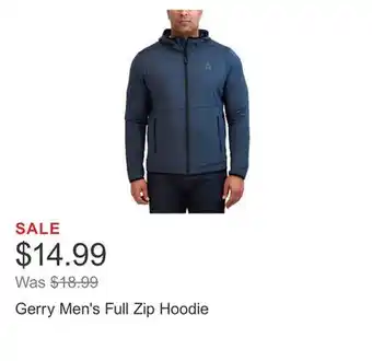 Costco Gerry men's full zip hoodie offer