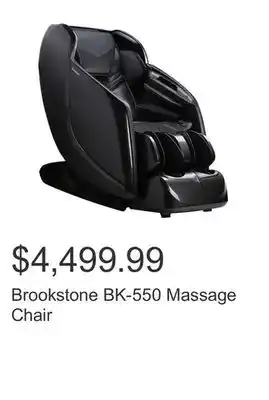 Costco Brookstone bk-550 massage chair offer