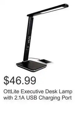 Costco Ottlite executive desk lamp with 2.1a usb charging port offer
