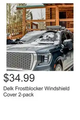 Costco Delk frostblocker windshield cover 2-pack offer