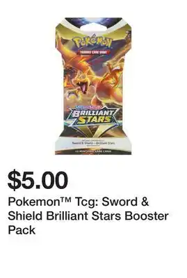 Five Below Pokemon tcg: sword & shield brilliant stars booster pack offer