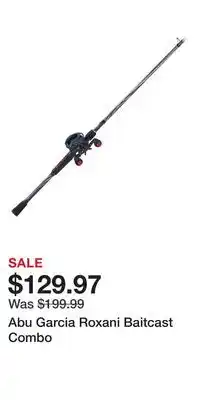 Cabela's Abu garcia roxani baitcast combo offer