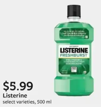 Fareway Listerine offer