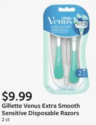 Fareway Gillette Venus Extra Smooth Sensitive Disposable Razors offer