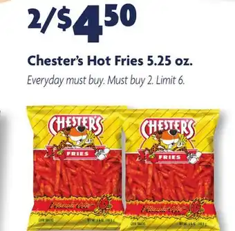 Family Dollar Chester's hot fries offer