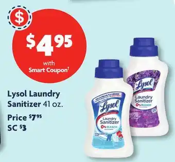 Family Dollar Lysol laundry sanitizer offer