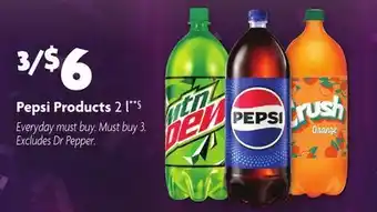 Family Dollar Pepsi products offer