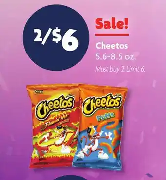 Family Dollar Cheetos offer