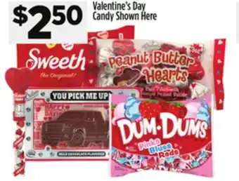 Dollar General Valentine's day candy offer