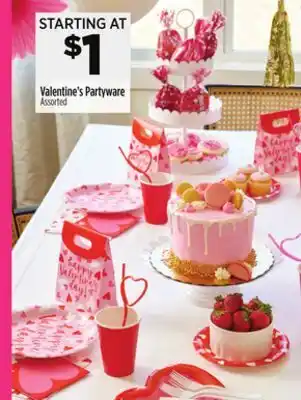 Dollar General Valentine's partyware offer