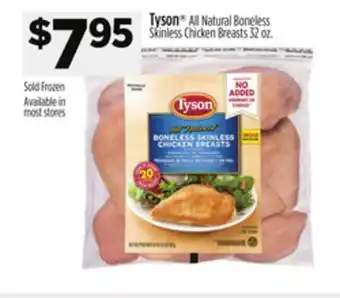 Dollar General Tyson all natural boneless skinless chicken breasts offer