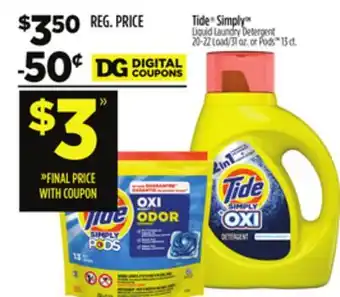 Dollar General Tide offer