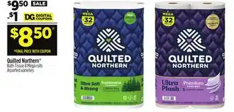 Dollar General Quilted northern bath tissue offer