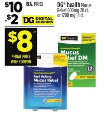 Dollar General Dg health offer