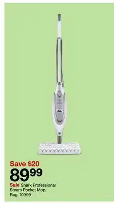 Target Shark professional steam pocket mop offer