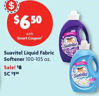 Family Dollar Suavitel liquid fabric softener offer