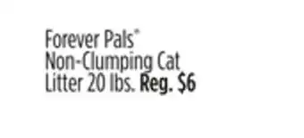 Dollar General Forever pals non-clumping cat litter offer